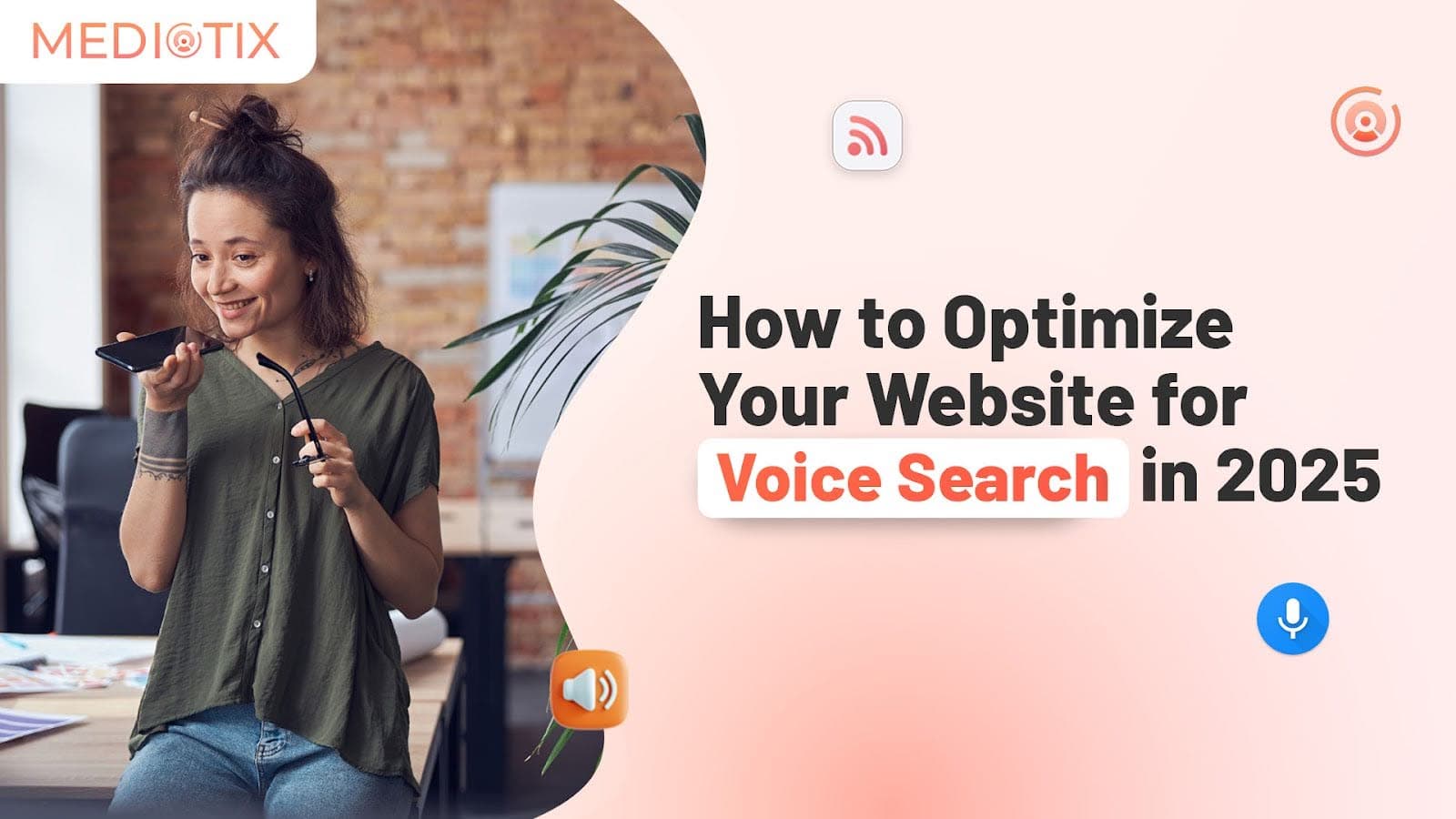 Optimize Your Website for Voice Searches background image